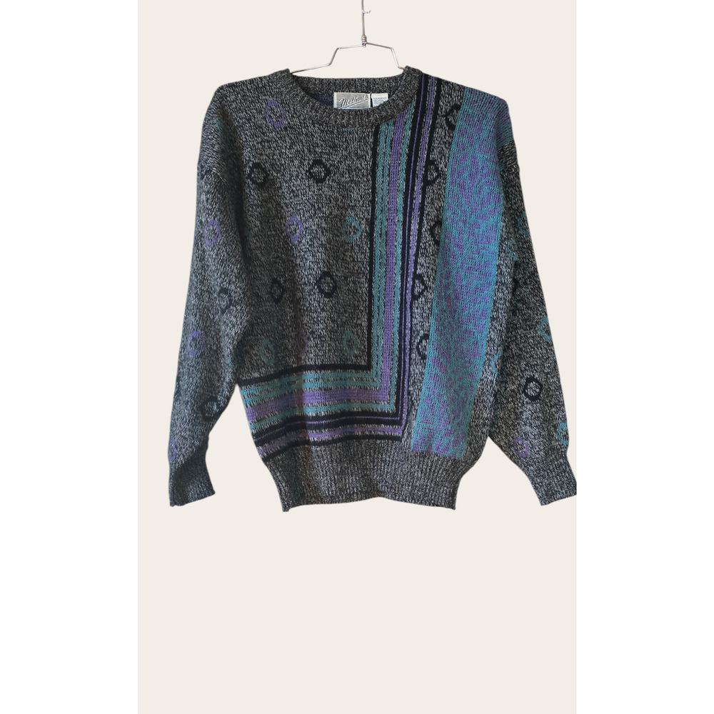 Vintage Method Grandpa  Wool Blend Sweater, M